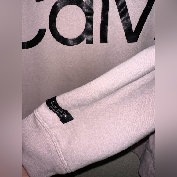 Calvin Klein Performance Dusty Pink Sweatshirt Like New Size M - Picture 3 of 4